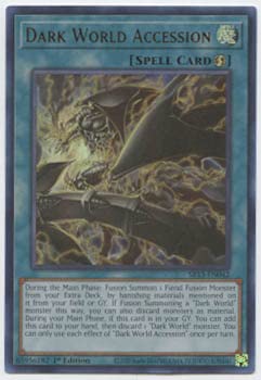 Amazon.com: Dark World Accession- SR13-EN042 - Ultra Rare - 1st